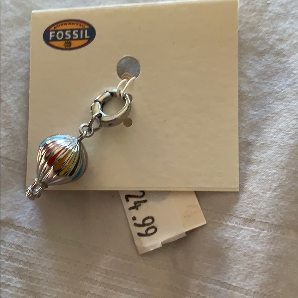 Fossil Hot air Balloon Charm